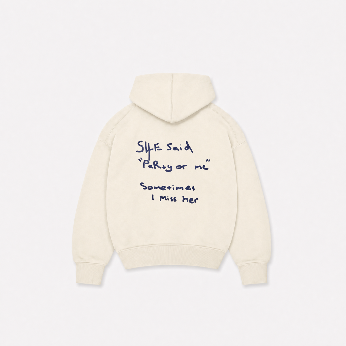 PARTY OR ME HOODIE - Off White