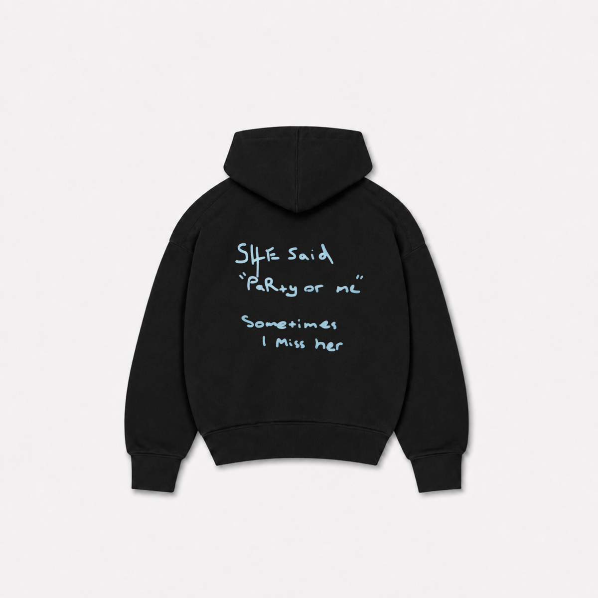 PARTY OR ME HOODIE - Preta