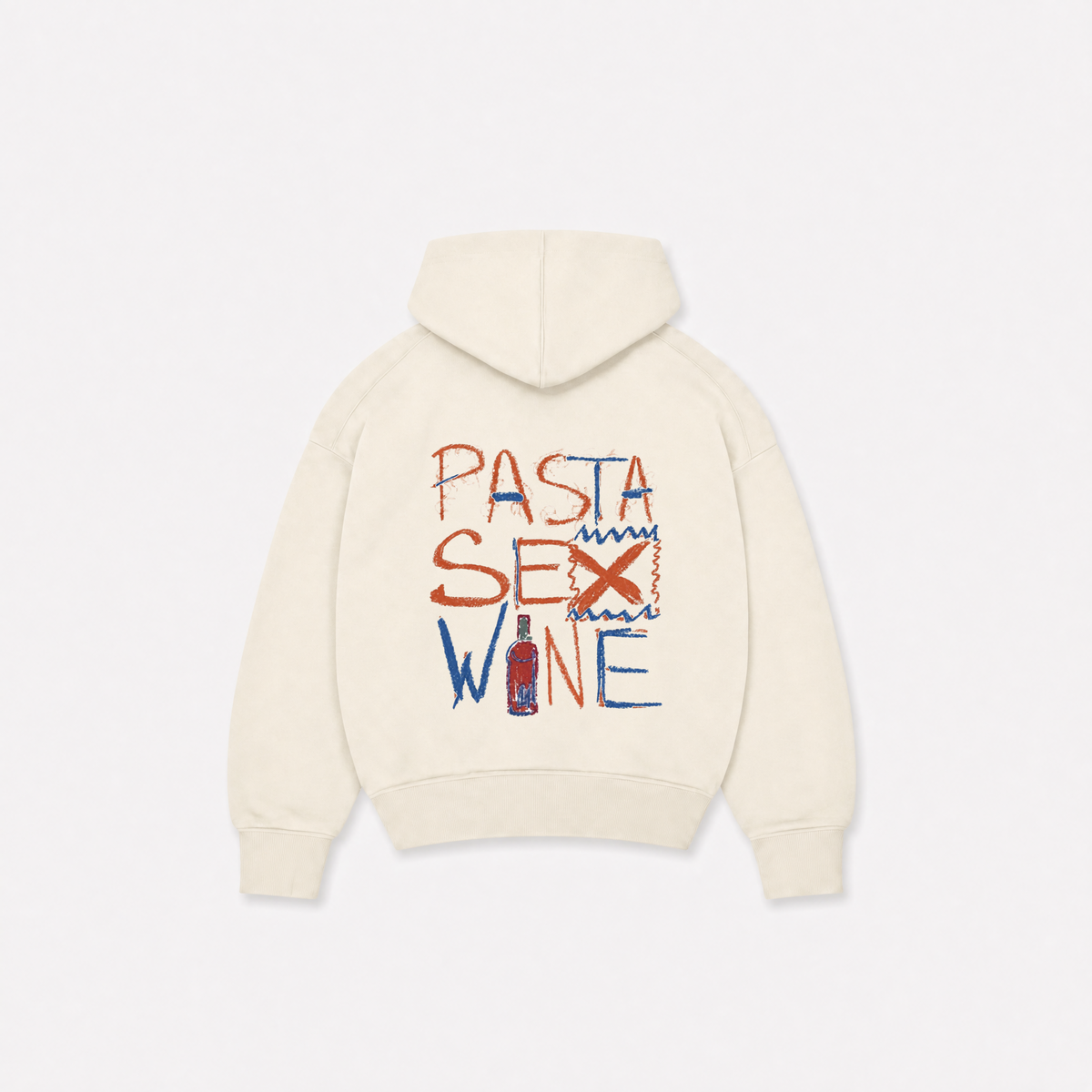PASTASEXWINE HOODIE - Off White