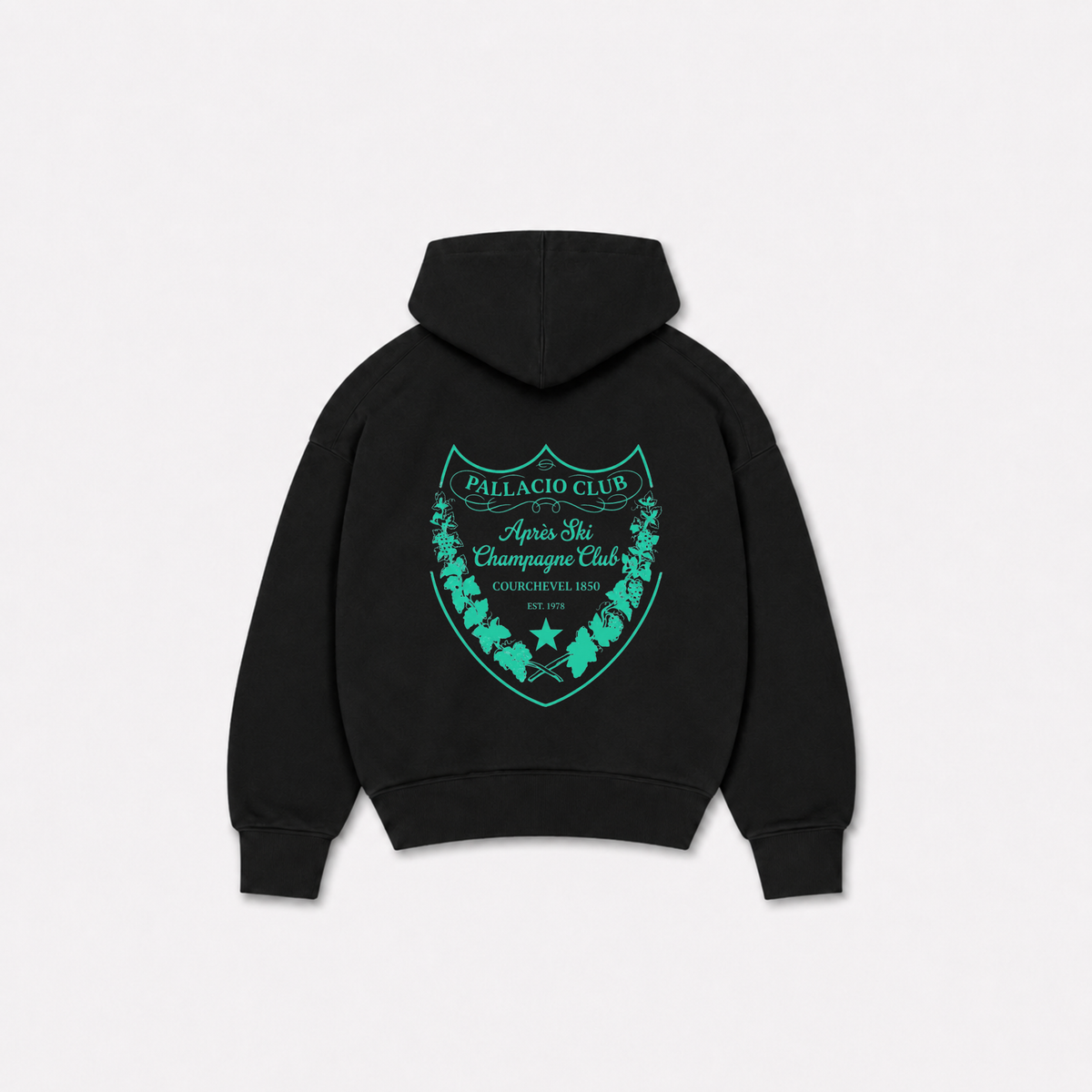 PERIGNON VERDE HOODIE - Preta