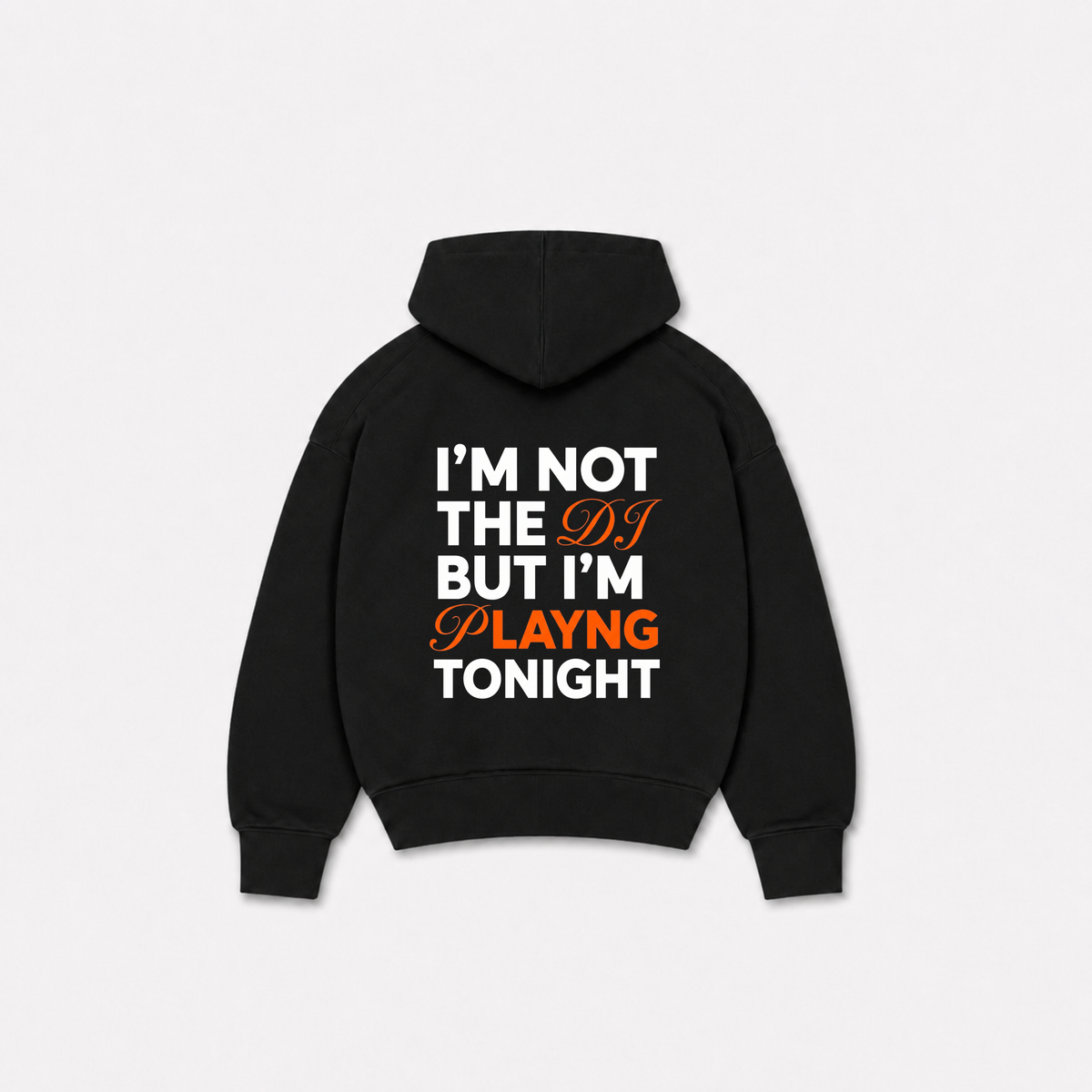 PLAYING HOODIE - Preta
