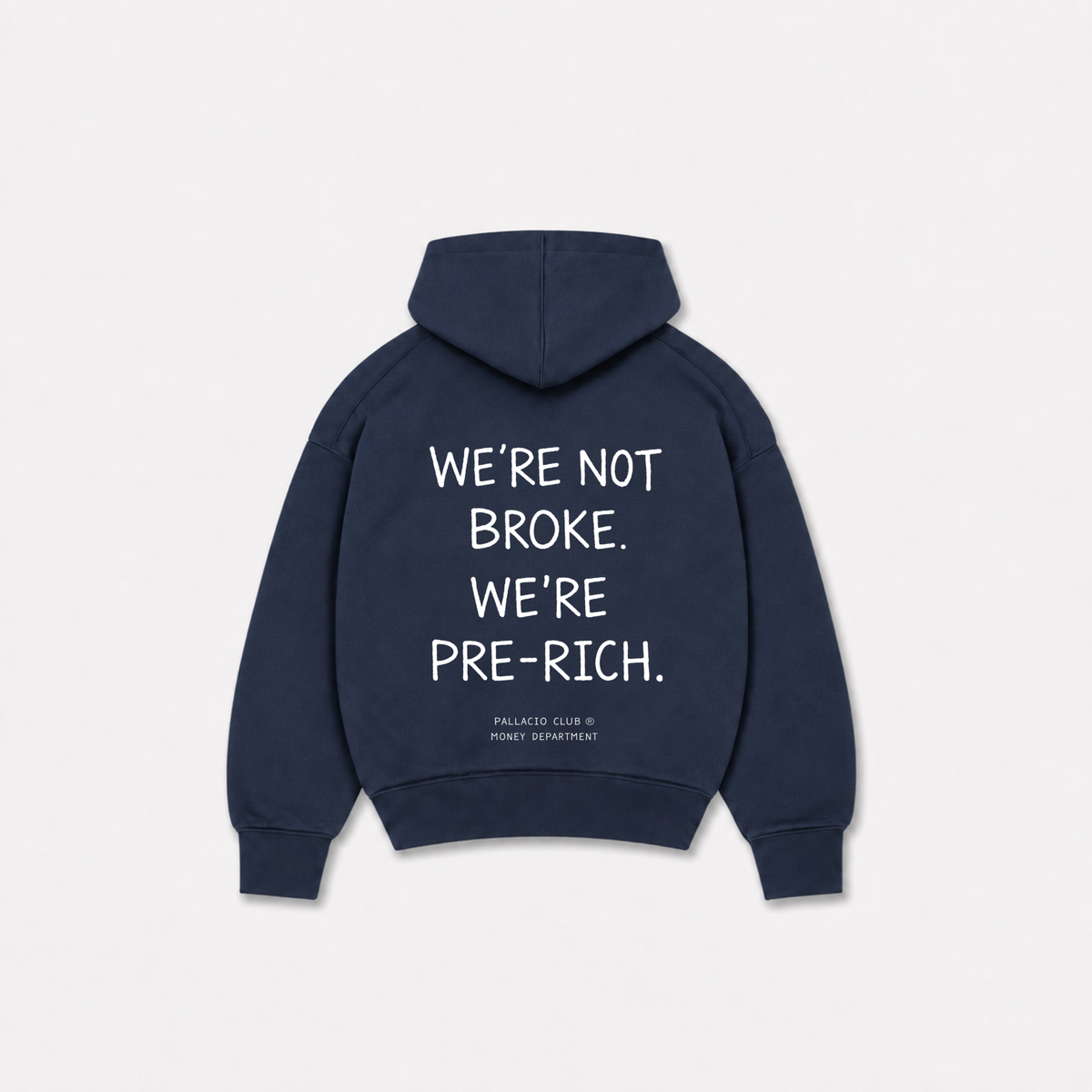 PRE RICH HOODIE - Azul Marinho