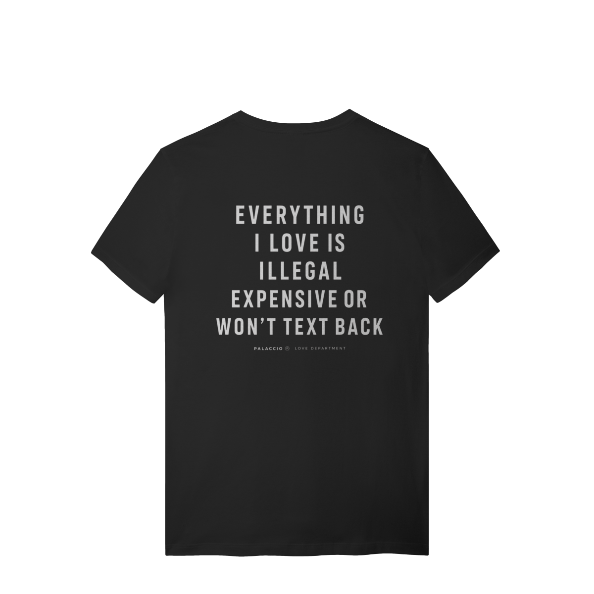 TEXT BACK T-SHIRT