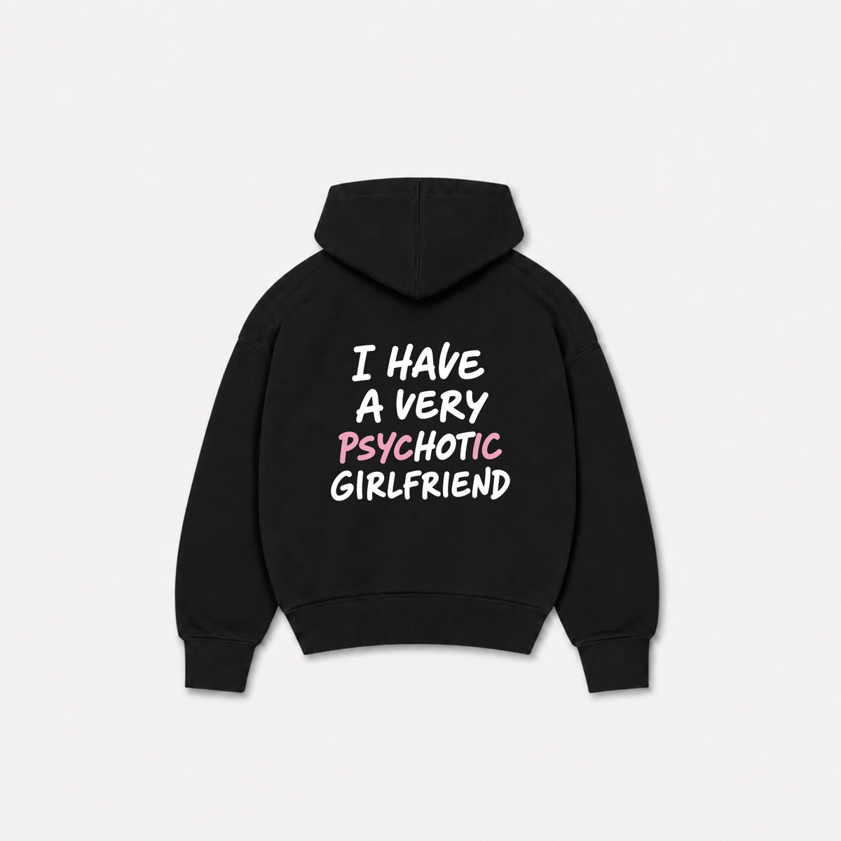 PSYCHOTIC HOODIE - Preta