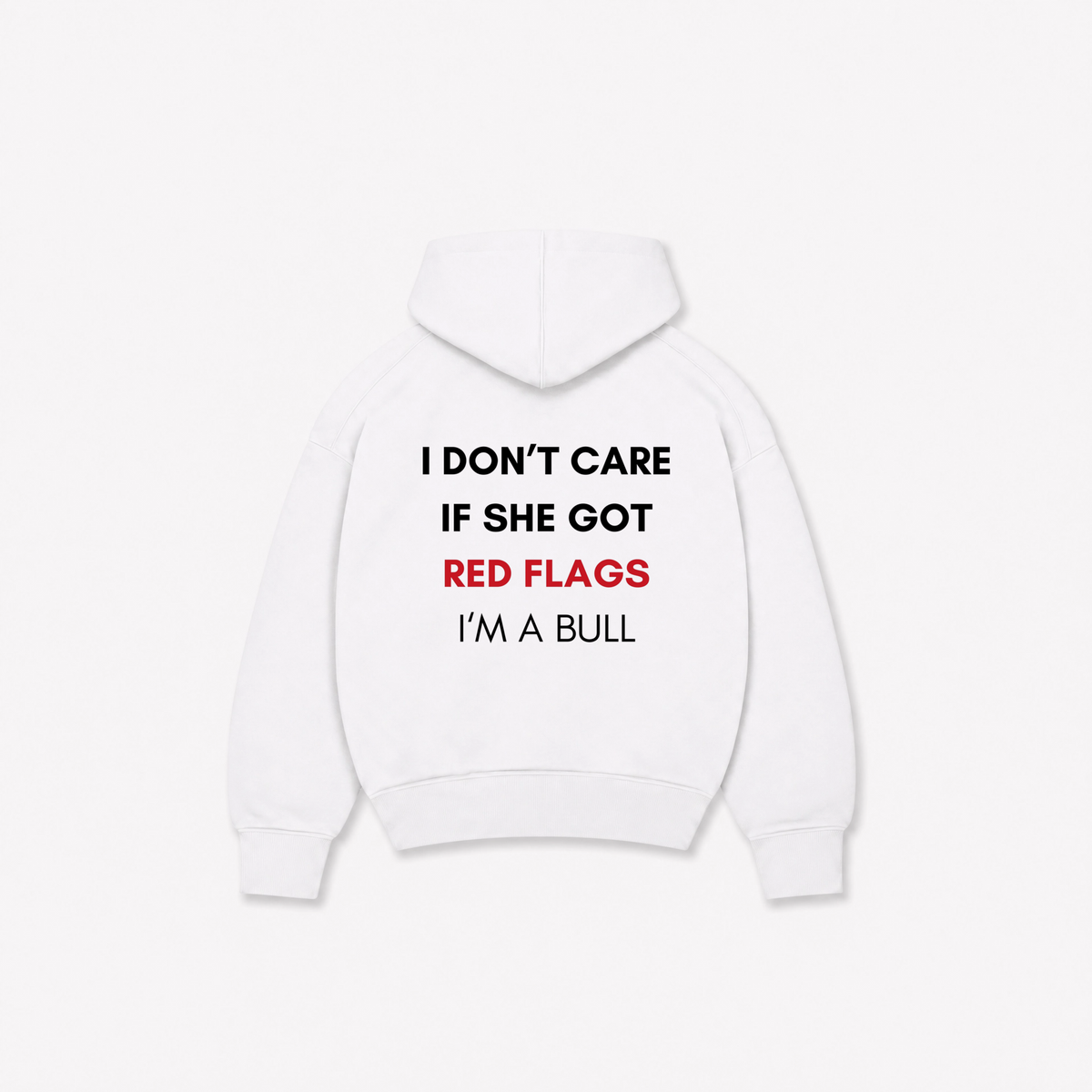 RED FLAG HOODIE - Branca