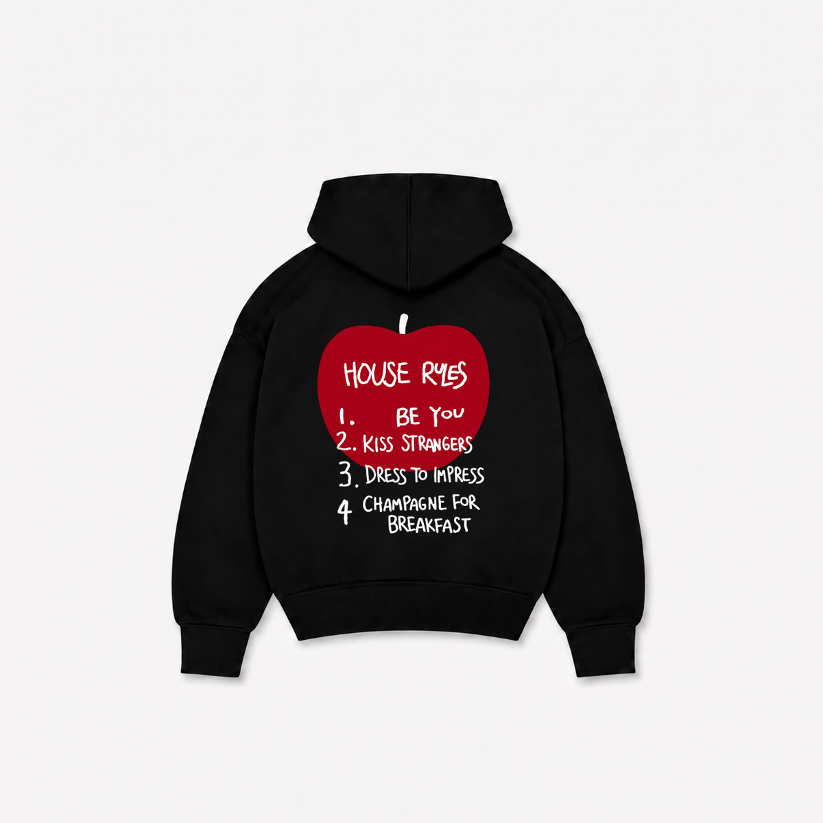 RULES HOODIE - Preta