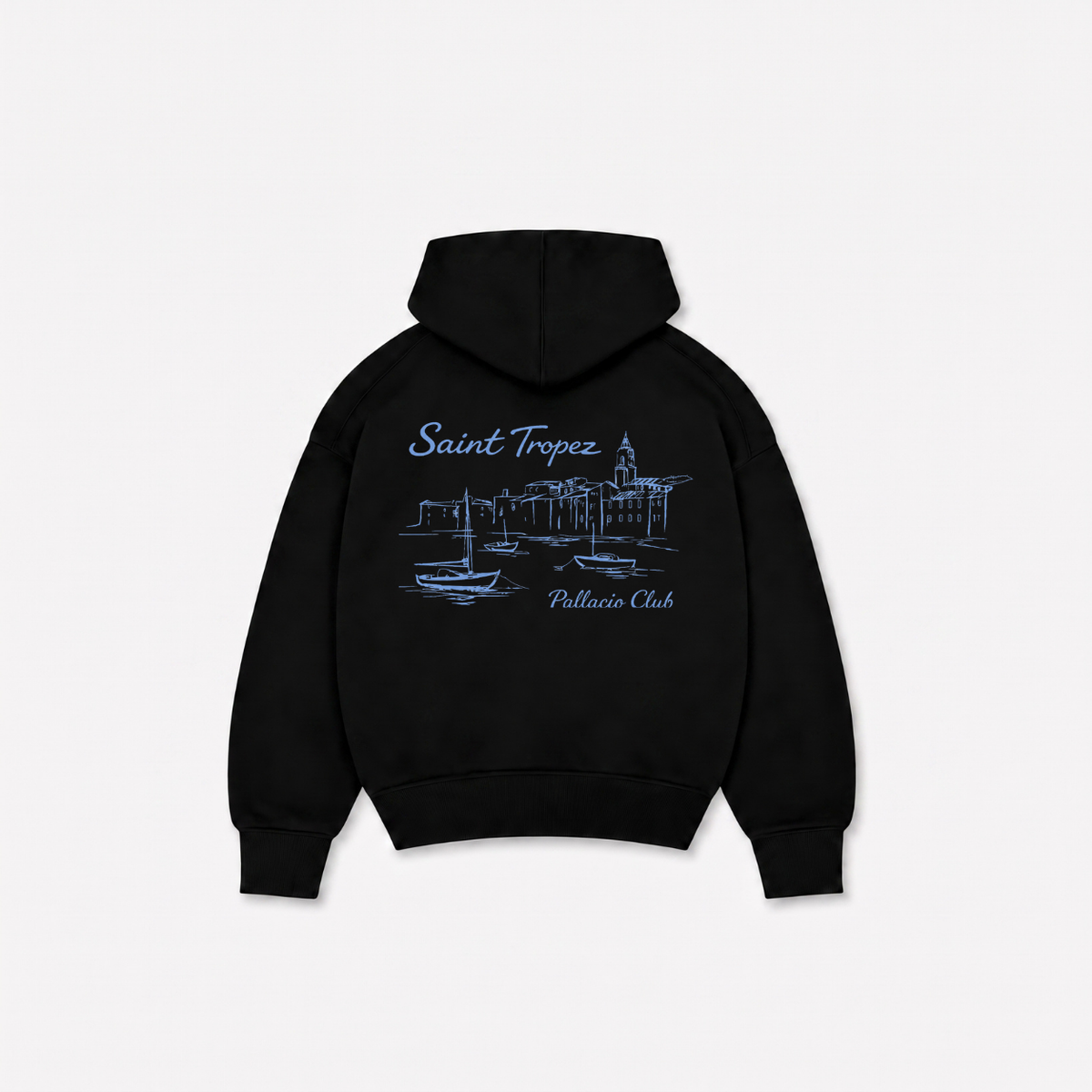 SAINT TROPEZ HOODIE - Preta