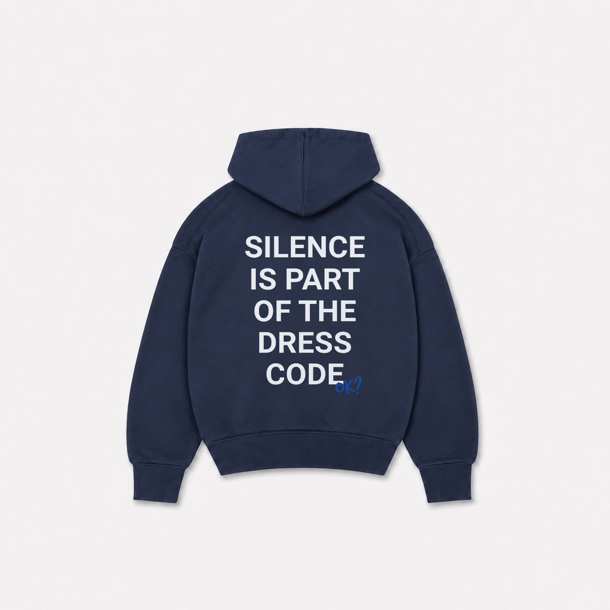SILENCE HOODIE - Azul Marinho