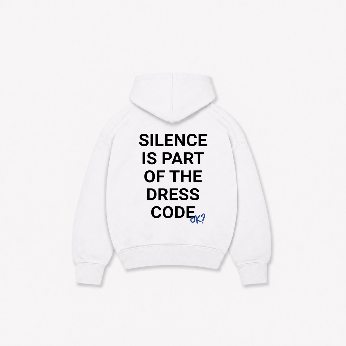 SILENCE HOODIE - Branca
