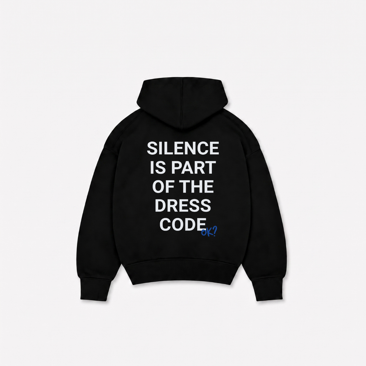 SILENCE HOODIE - Preta
