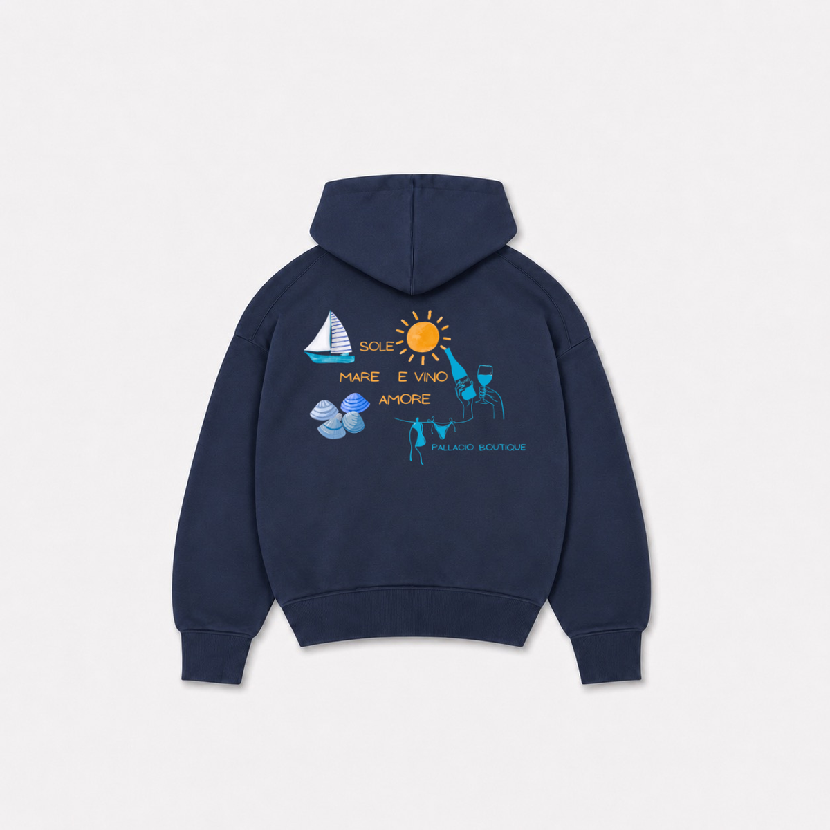 SOLE MAR HOODIE - Azul Marinho