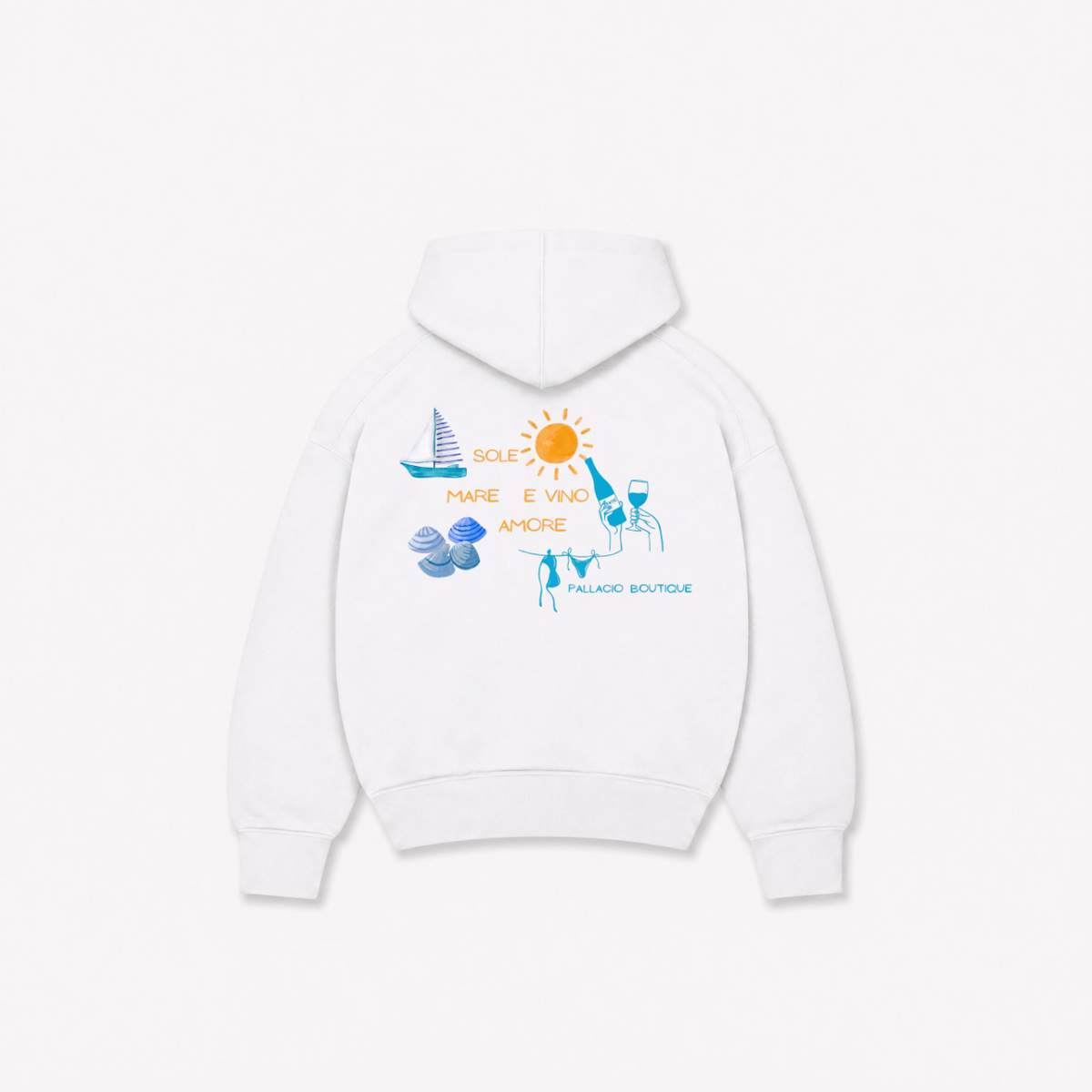 SOLE MAR HOODIE - Branca