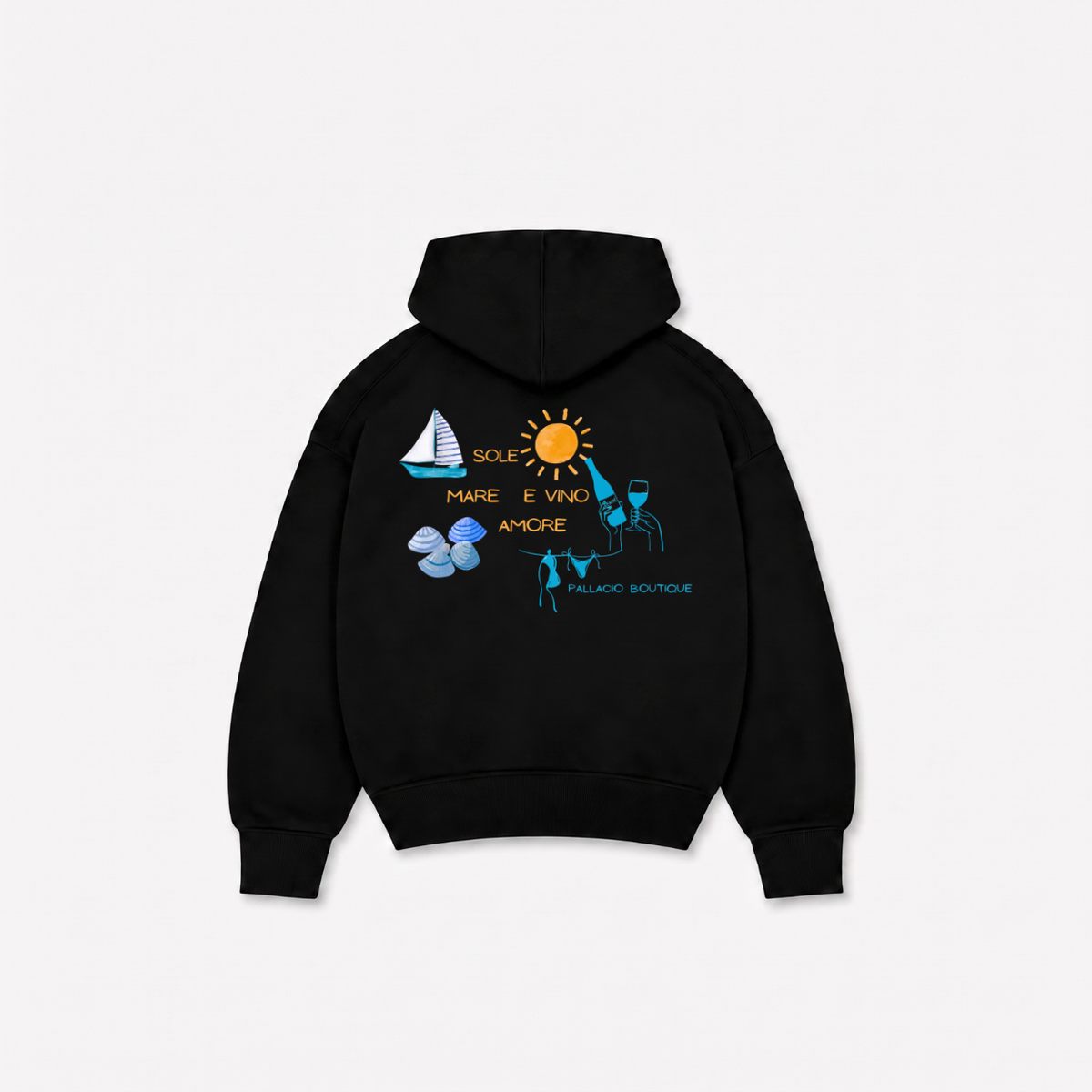 SOLE MAR HOODIE - Preta