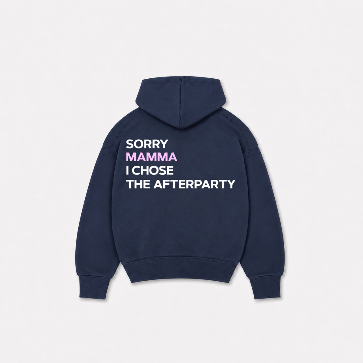 SORRY MAMMA HOODIE - Azul Marinho