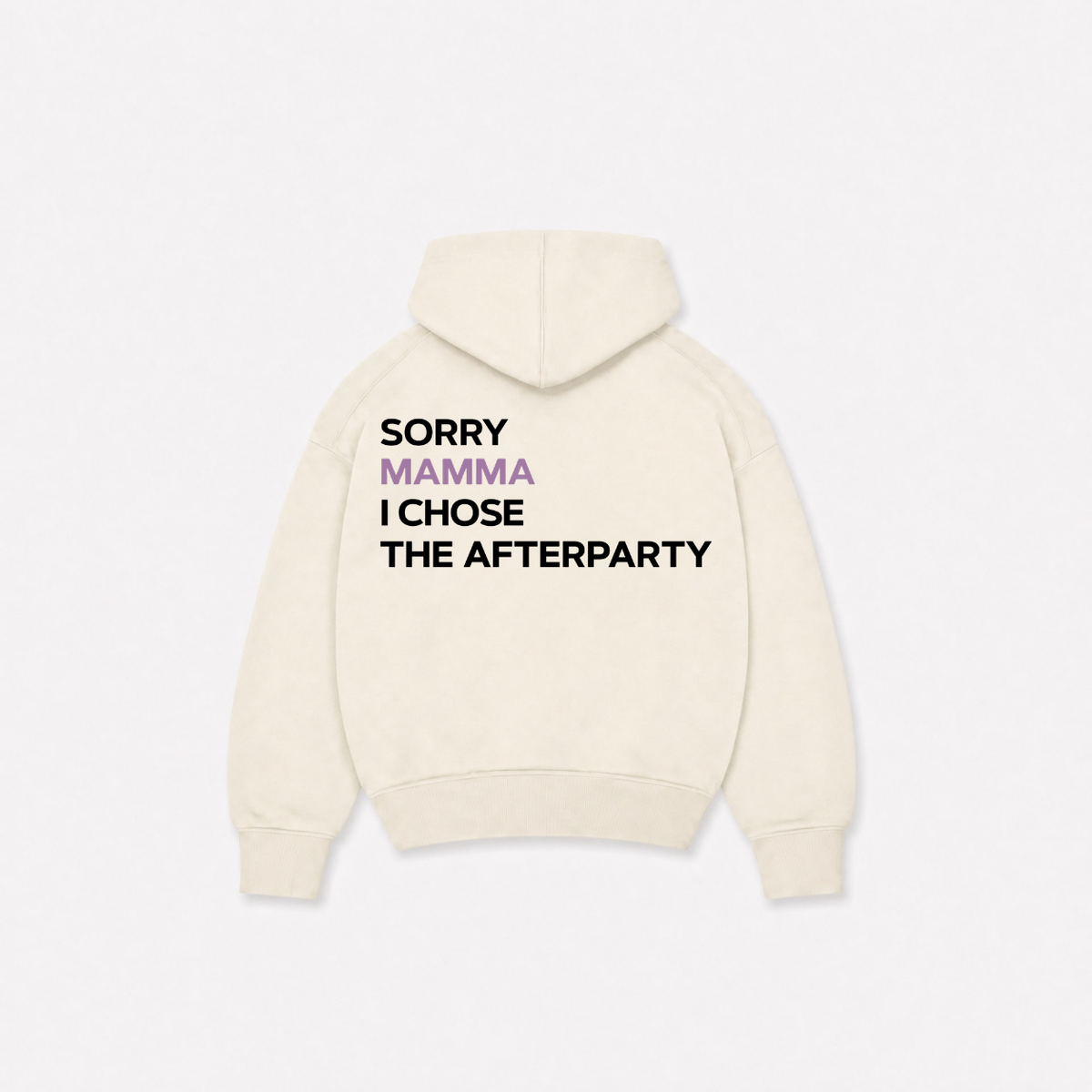 SORRY MAMMA HOODIE - Off White