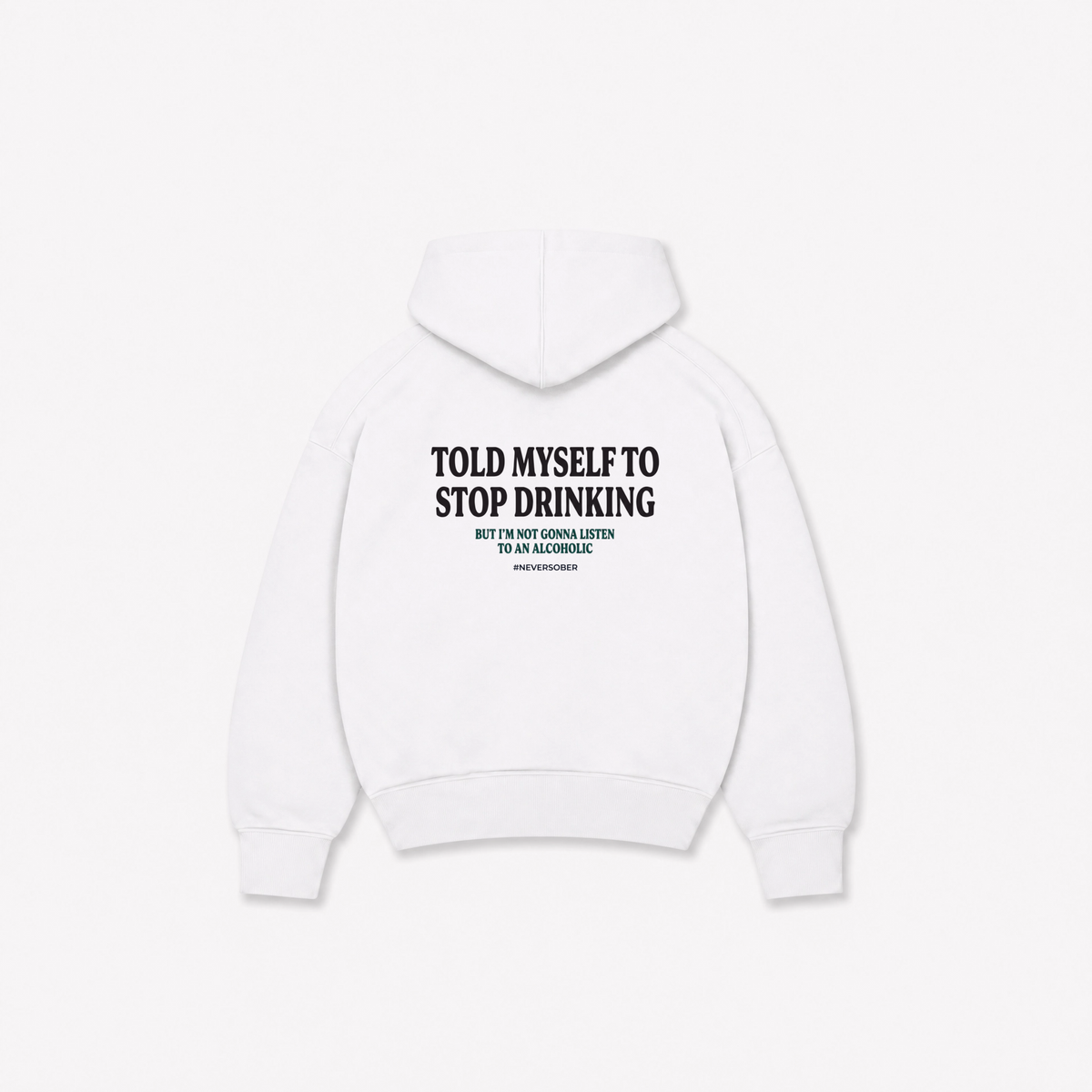 STOP HOODIE - Branca