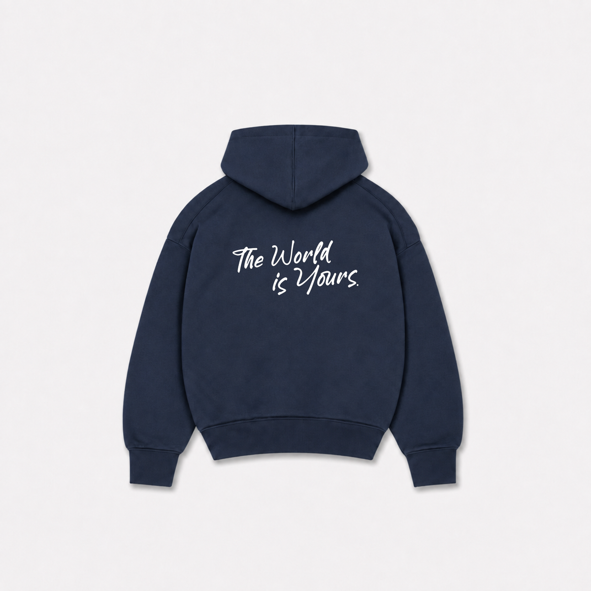 WORLD IS YOURS HOODIE - Azul Marinho