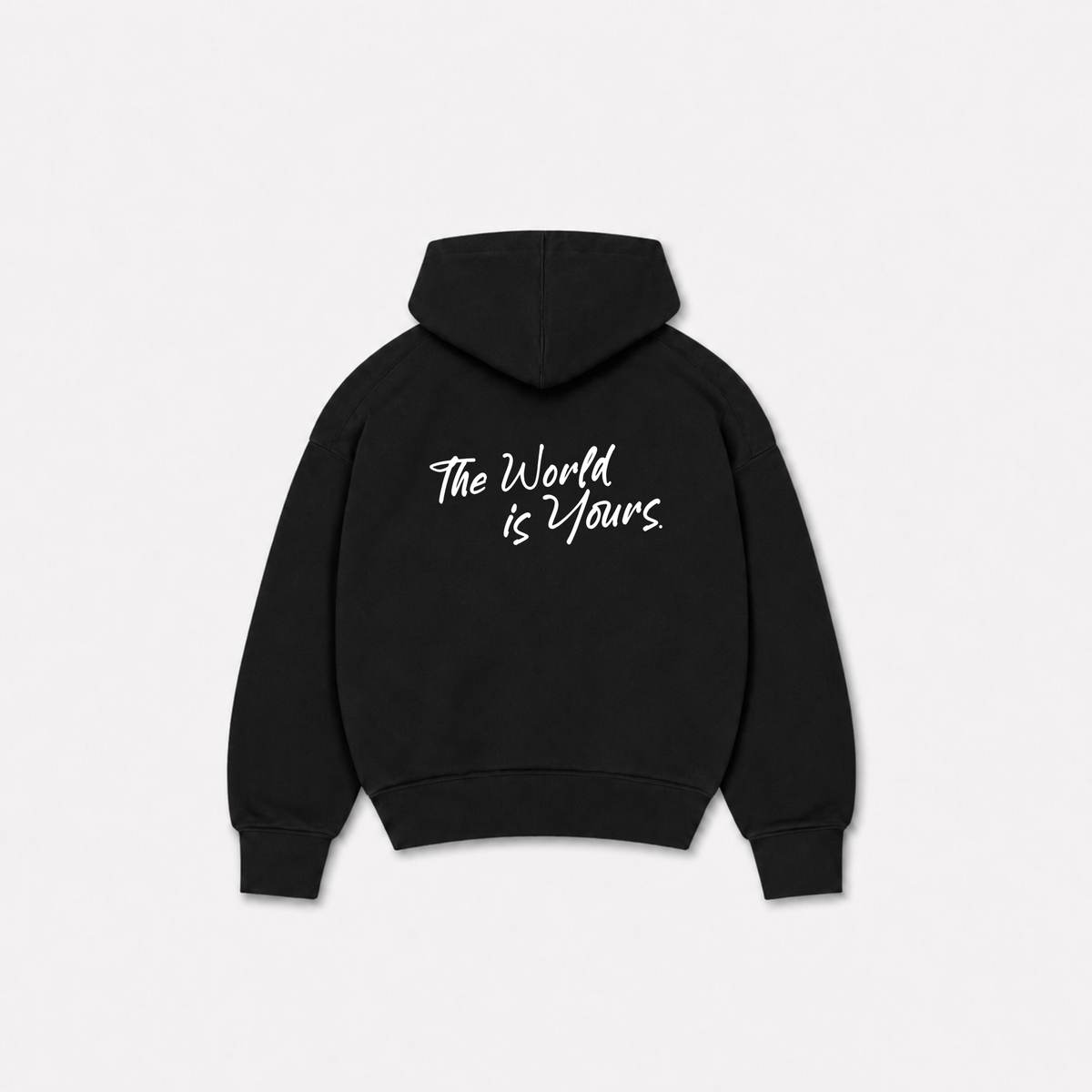 WORLD IS YOURS HOODIE - Preta