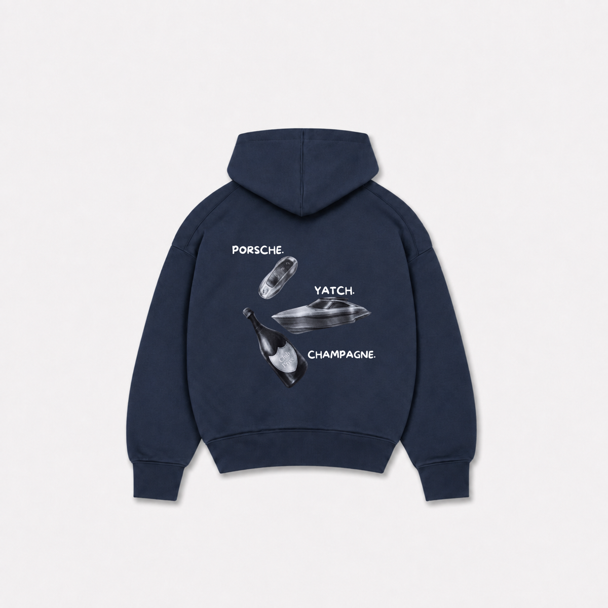 YACHT HOODIE - Azul Marinho