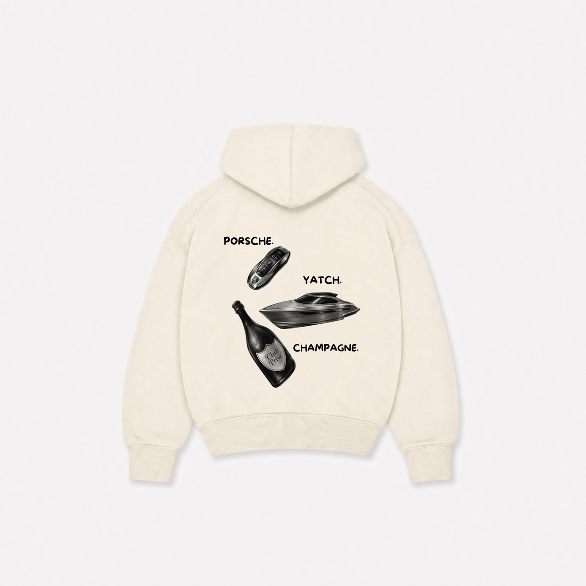 YACHT HOODIE - Off White