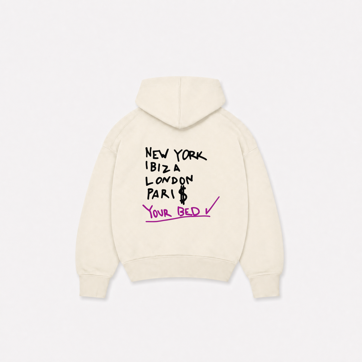 YOUR BED HOODIE - Off White